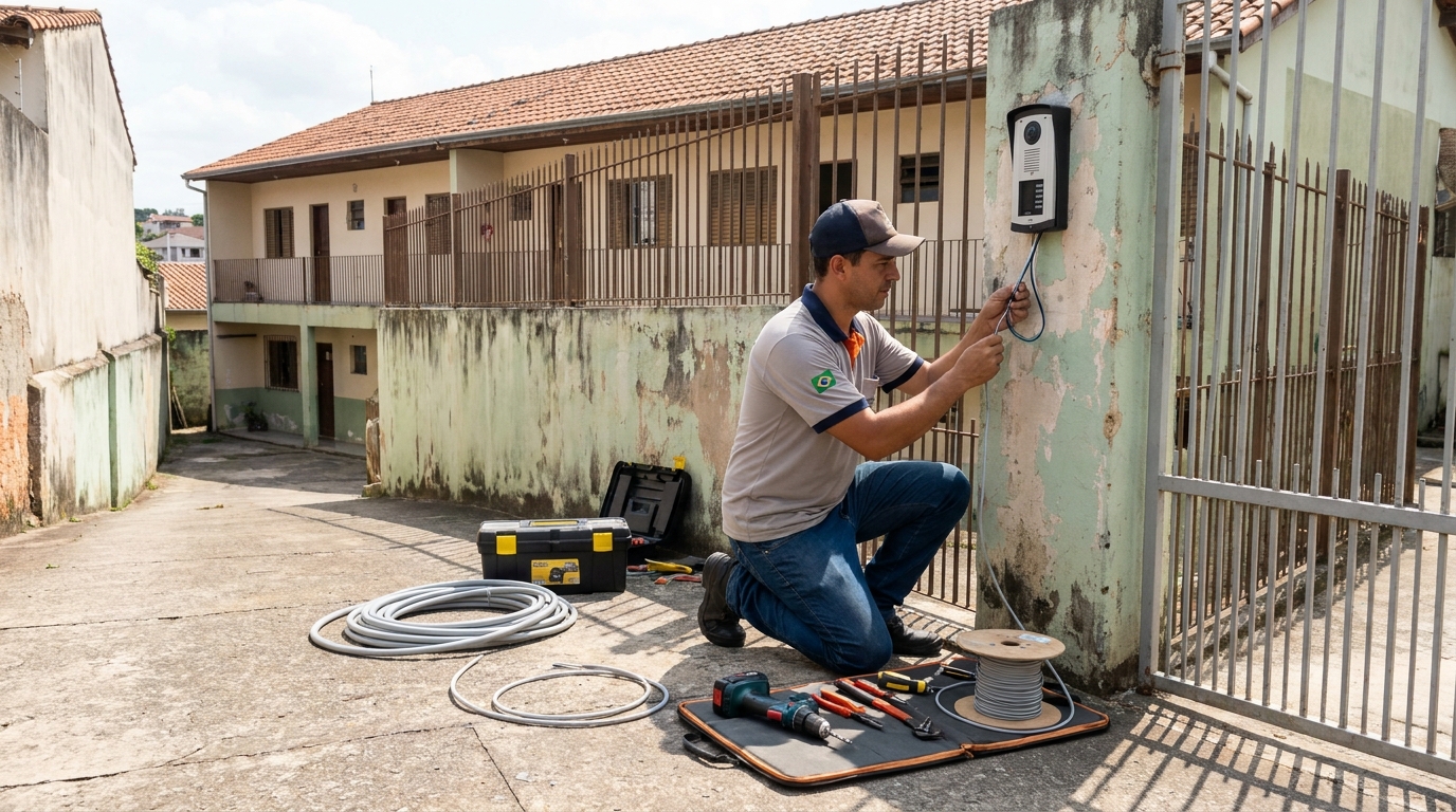 Instalação de Porteiro Eletrônico em Uberlândia‑MG